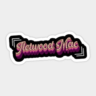 fletwood mac vintage Sticker